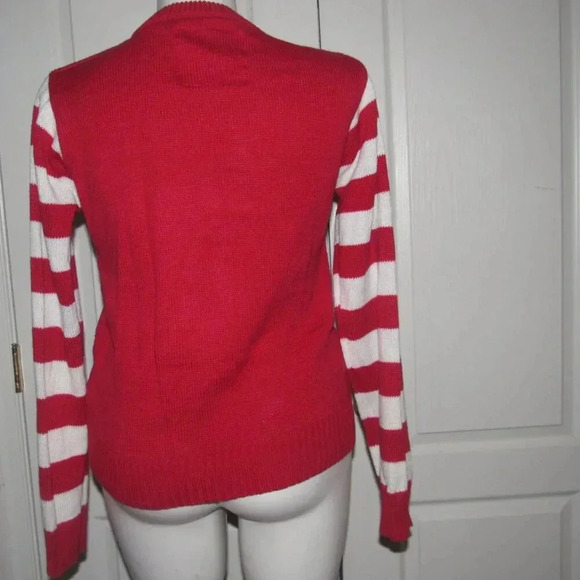 American Stitch UGLY CHRISTMAS SWEATER Long Sleeve “Merry Christmas” Sweater M - Picture 3 of 4